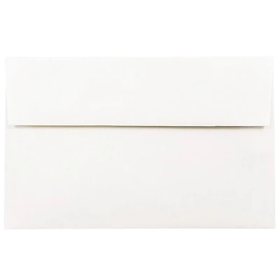 JAM Paper A10 Strathmore Ultimate White Woven Invitation Envelopes, 25ct.