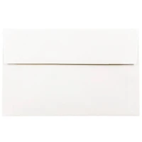 JAM Paper A10 Strathmore Ultimate White Woven Invitation Envelopes, 25ct.