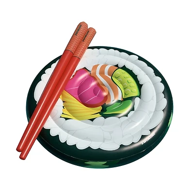 5ft. Inflatable Sushi Roll with Chopsticks Swimming Pool Float