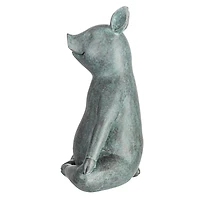 Hello Honey® 12" Gray Yoga Pig Decoration
