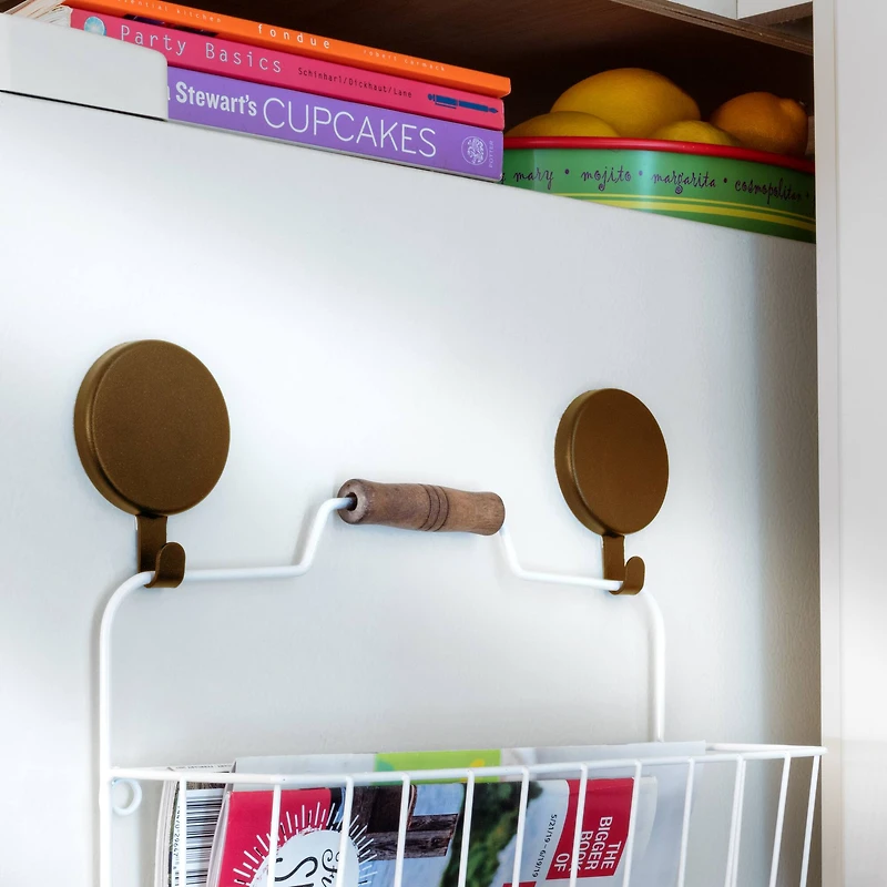 Haute Decor 3.75" Attract Magnetic Textured Wreath Hanger