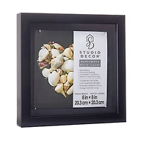 8" x 8" Flat Black Shadow Box by Studio Décor®