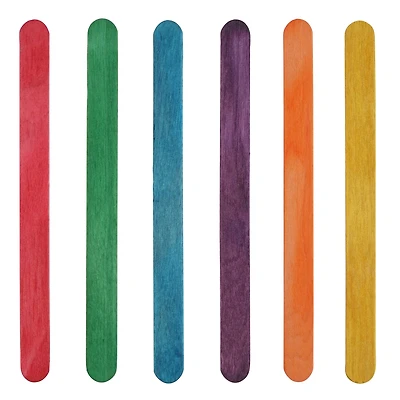 Wood Craft Sticks, Primary Colors by Creatology™
