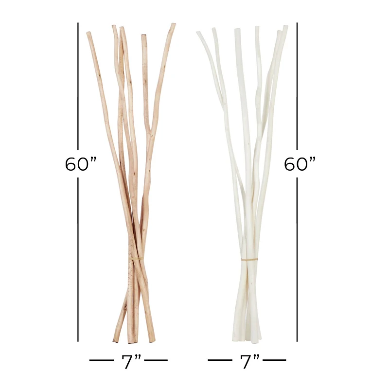 White & Tan Pigeon Pea Branch Bundle Set