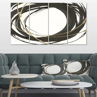 Designart - Gold Glamour Circle II