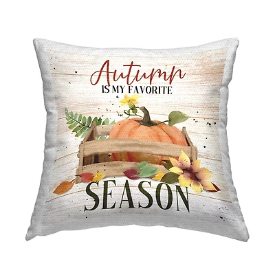 Stupell Industries Autumn Is My Favorite Outdoor Printed Pillow