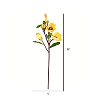 Yellow Magnolia Stem, 3ct.