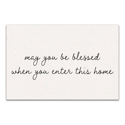 May You Be Blessed 18" x 12' Canvas Wall Art