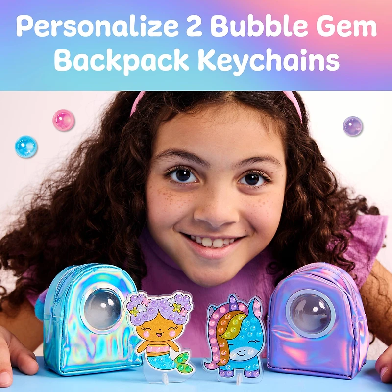 Creativity for Kids® Bubble Gems™ Backpack Keychains Kit