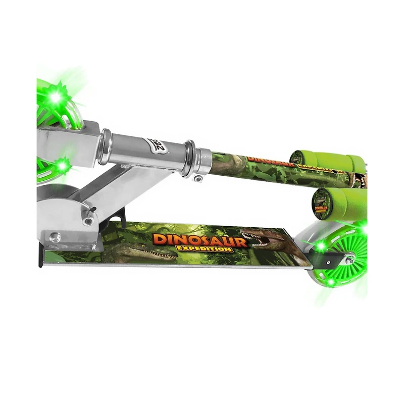 Dinosaur Folding Scooter With Flashing Wheels