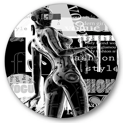 Designart - Monochrome Cyborg Body I