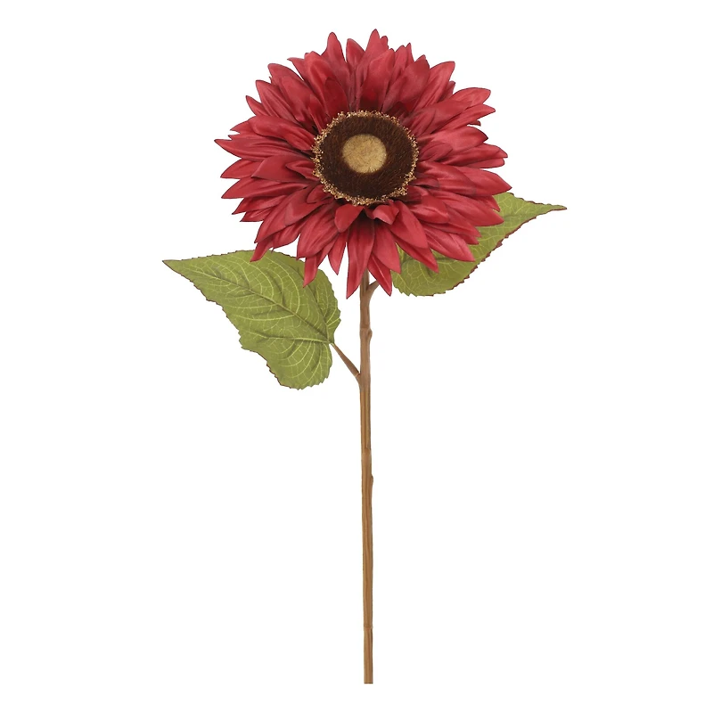 28" Red Sunflower Stem by Ashland®