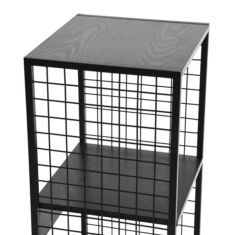 Household Essentials 28" Trellis 2 Compartment Storage Bookshelf