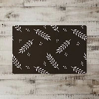 Simple Leaf Print 27" x 18" Floor Mat
