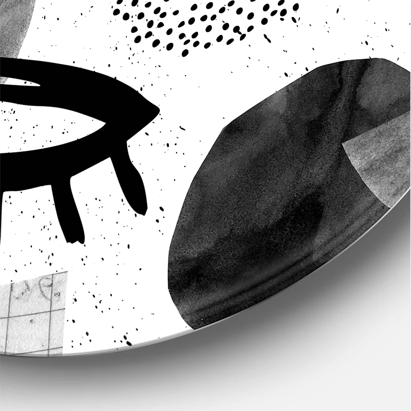 Designart - Collage of Eyes & Doodles In Contemporary Style II
