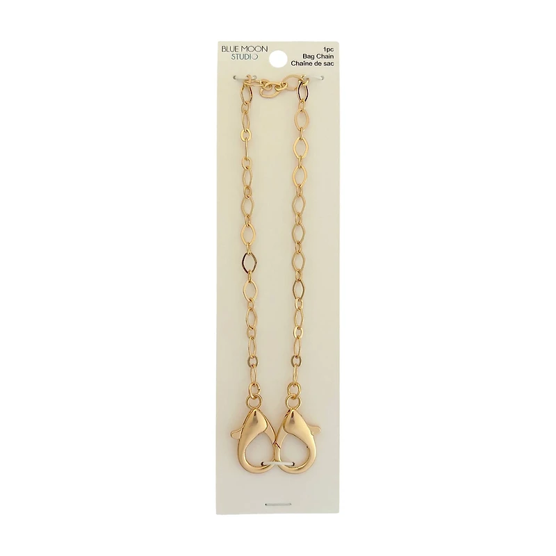 Blue Moon Studio™ 9.75" Gold Bag Chain with Lobster Clasps