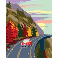 8" x 10" Road Trip Paint-by-Number Kit with Wood Display Hanger by Artist's Loft®