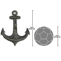 Design Toscano Ahoy There Maritime Anchor Wall Sculpture