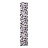 Navy And Pink Flowers Indoor/Outdoor Table Runner