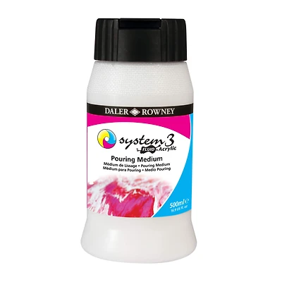 Daler-Rowney® System 3 Acrylic Pouring Medium, 500mL