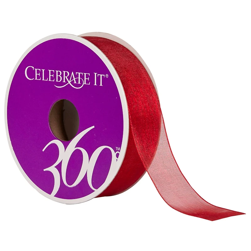12 Pack: /8" Sheer Ribbon by Celebrate It® 360