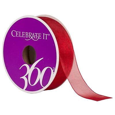 12 Pack: /8" Sheer Ribbon by Celebrate It® 360