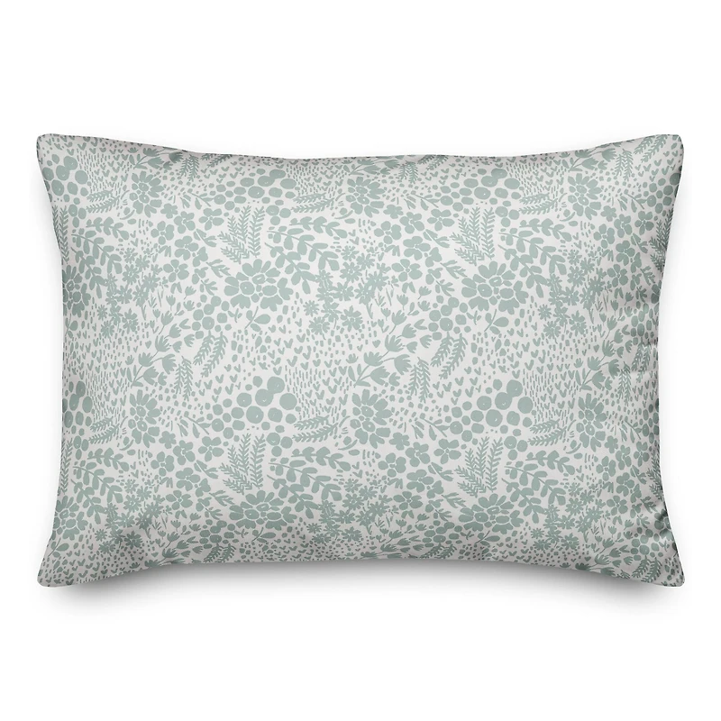 Dainty Floral Throw Pillow