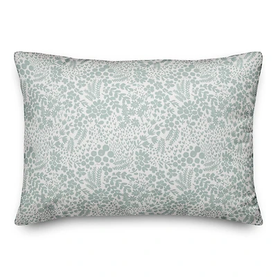 Dainty Floral Throw Pillow