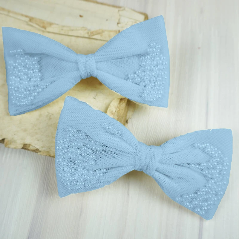 SINGER® Baby Blue Tulle Fabric Roll, 6" x 100yd.