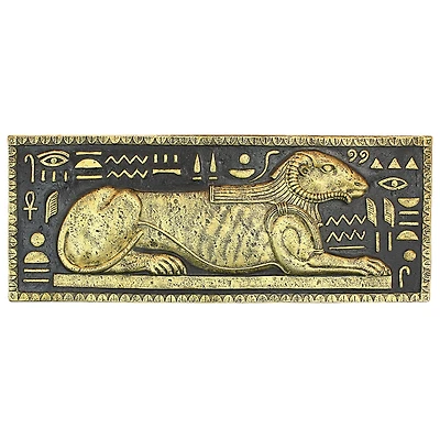 Design Toscano 30" Khnum Egyptian God of the Nile Wall Sculpture