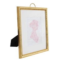 Just Jane 5" x 7" Gold Gadroon Frame with Mat by Studio Décor®