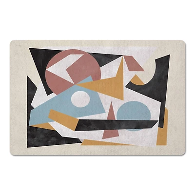 Geo Shapes Stacked Colors 27" x 18" Floor Mat