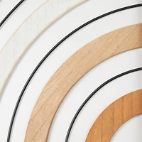 The Novogratz Brown Wood Geometric Wall Décor Set