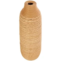 24" Light Brown Seagrass Handmade Vase