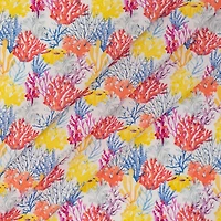 SINGER Multi Packed Coral Print Fat Quarter Ringspun Cotton Fabric