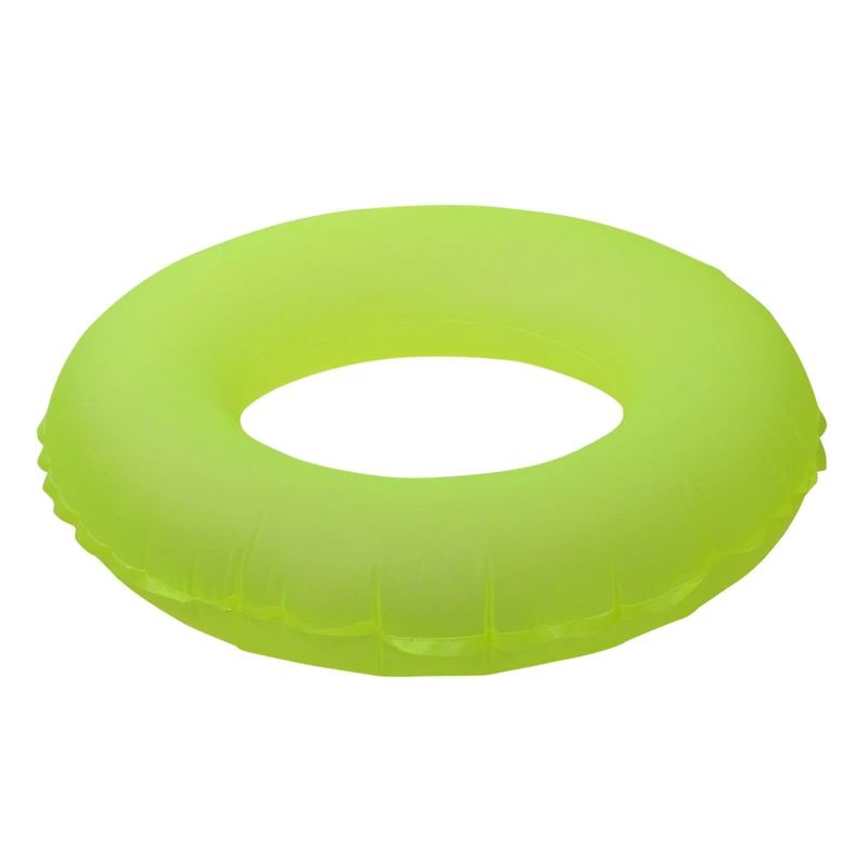 30" Neon Yellow Inflatable Inner Tube Pool Ring Float