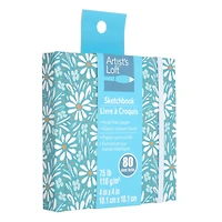 Blue Daisy Sketchbook by Artist's Loft™, 4" x 4"
