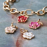 Enamel 3D Flower Charm Mix by Bead Landing™