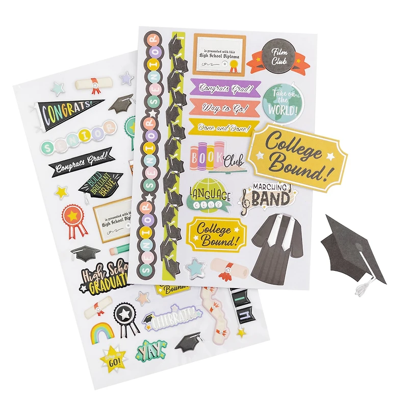 High School Graduation Sticker Flip Pack by Recollections™