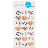 Heart Sports Ball Dimensional Stickers by Recollections™