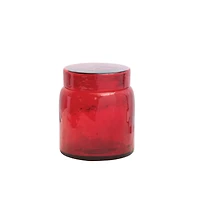 Hello Honey® Red Glass Jar