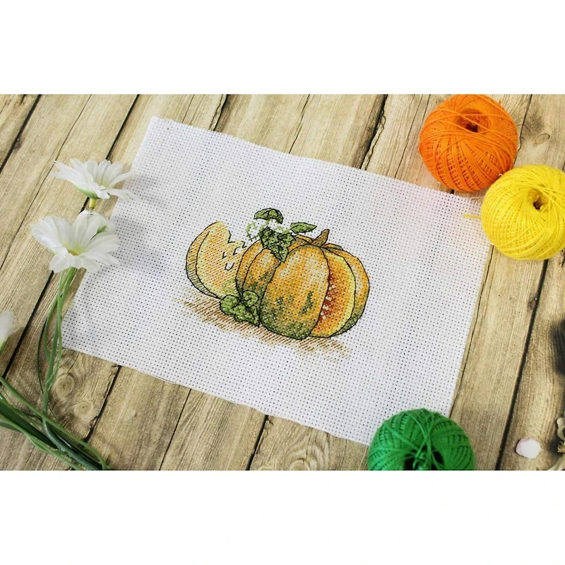 MP Studia Pumpkin Cross Stitch Kit