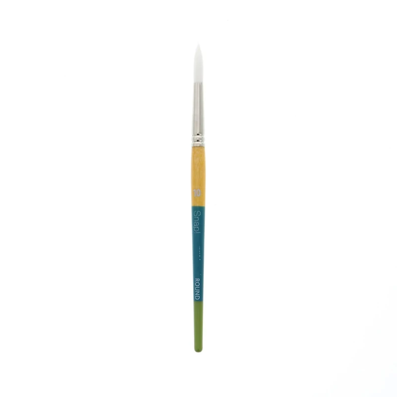 Princeton™ Snap!™ Series 9850 White Taklon Short Handle Round Brush