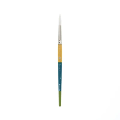 Princeton™ Snap!™ Series 9850 White Taklon Short Handle Round Brush