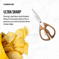Farberware Faux Pecan All Purpose Shears
