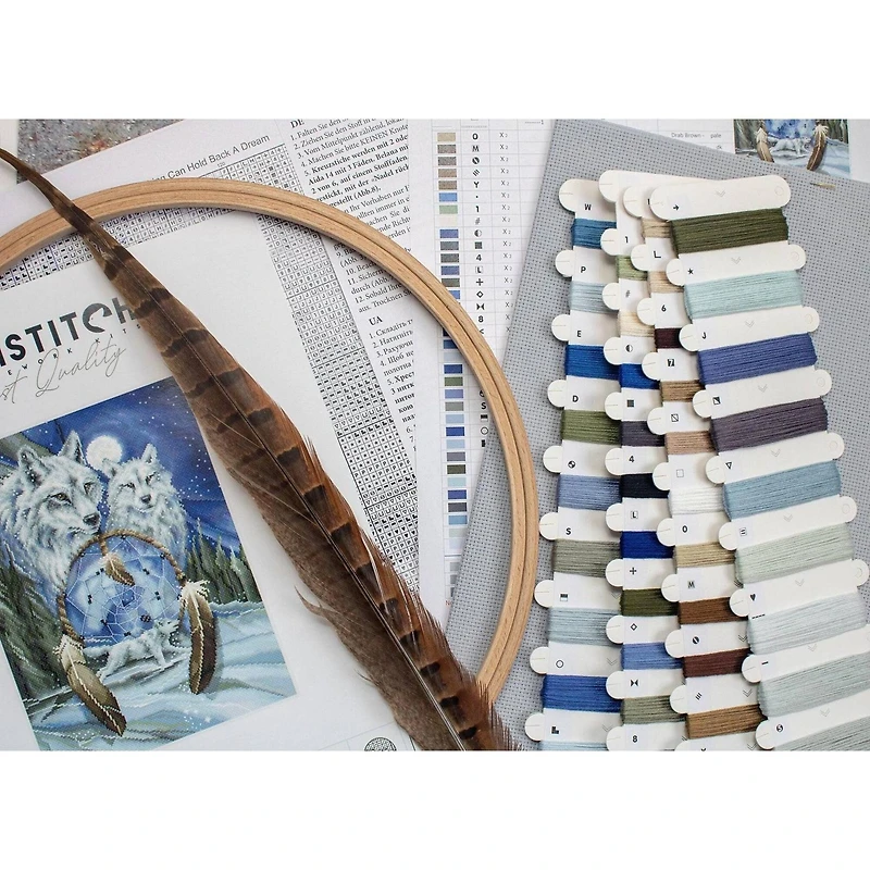 LetiStitch Nothing Can Hold Back A Dream Counted Cross Stitch Kit