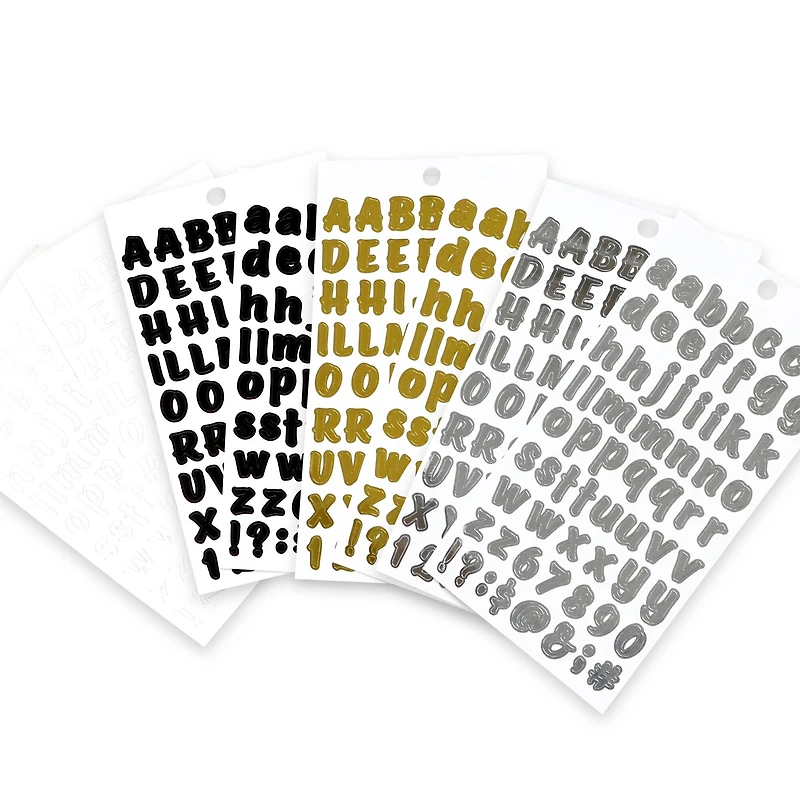 Bold Brushstrokes Letter & Number Stickers by Recollections™