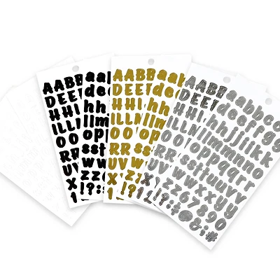 Bold Brushstrokes Letter & Number Stickers by Recollections™
