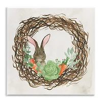 Stupell Industries Spring Easter Wreath Wall Plaque Art