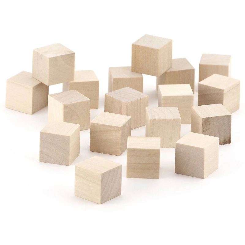 Hygloss® 0.75" Wooden Blocks, 18ct.